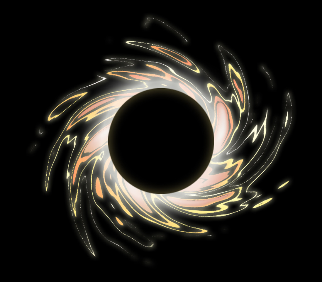 Solar Explosion - Eclipse 2024 Blue Sky Wine with Christmas Background