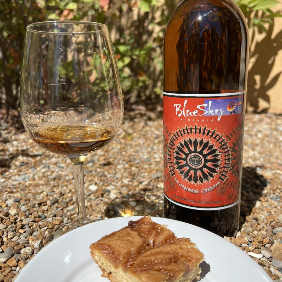 Cream Sherry paired with Blondie
